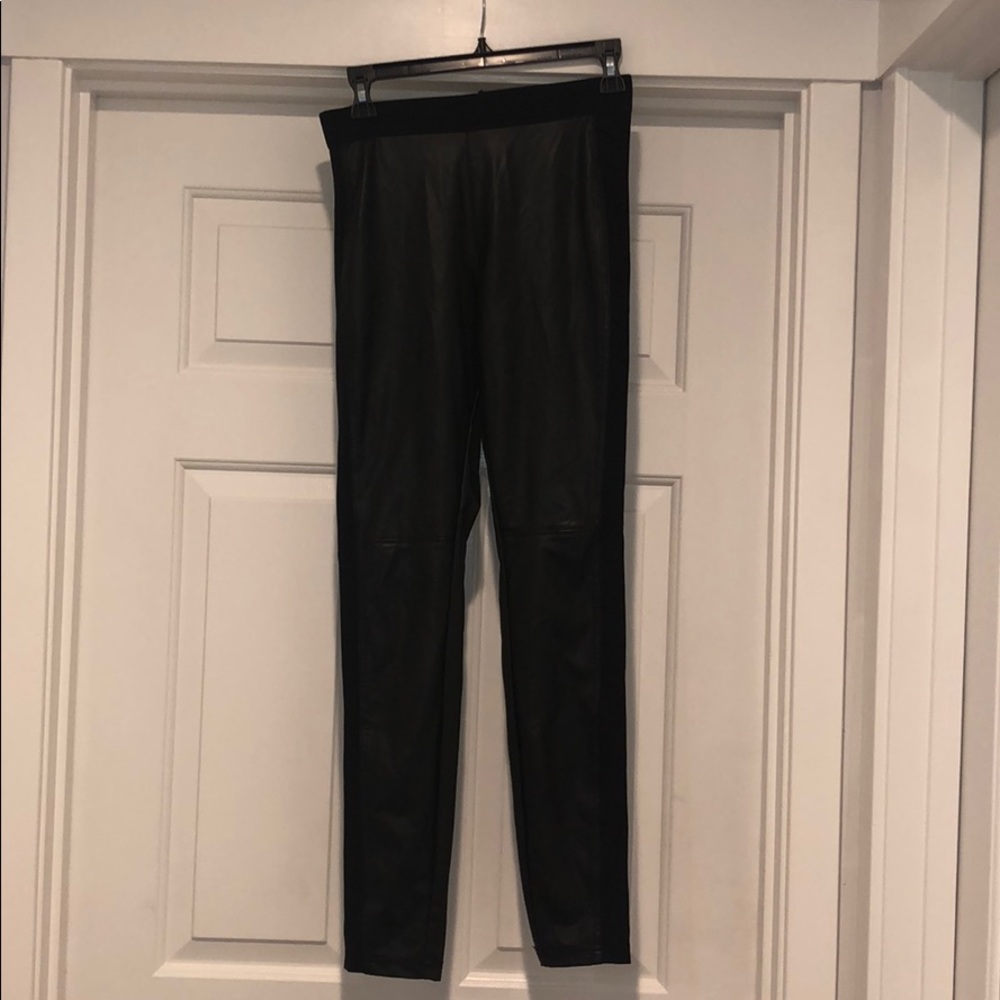 Hue Faux Leather Leggings
